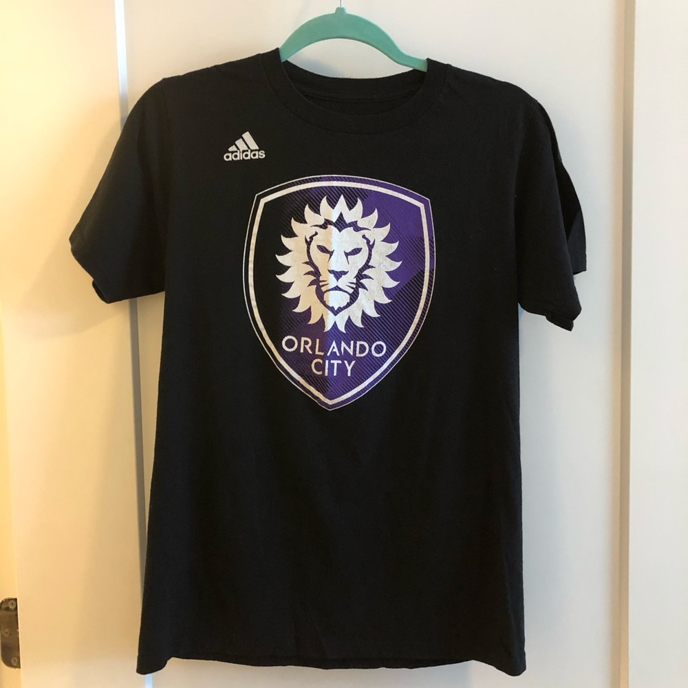 Adidas Orlando City Soccer Black T-shirt